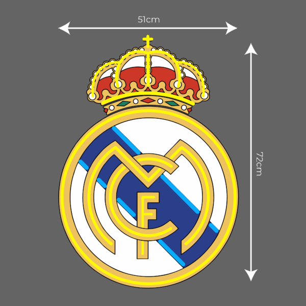 Neón Real Madrid (encendido y apagado) - Imagen 2