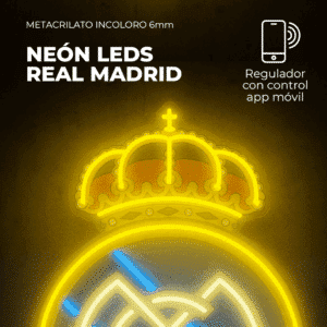 Neón Real Madrid (encendido y apagado)